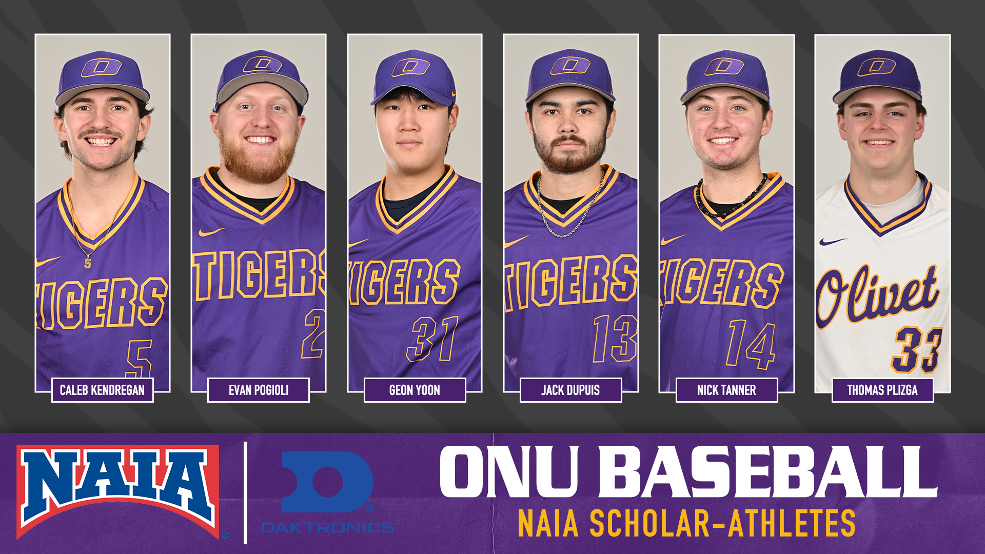 ONU BASEBALL NAMES SIX TO NAIA SCHOLAR-ATHLETE HONOR ROLL