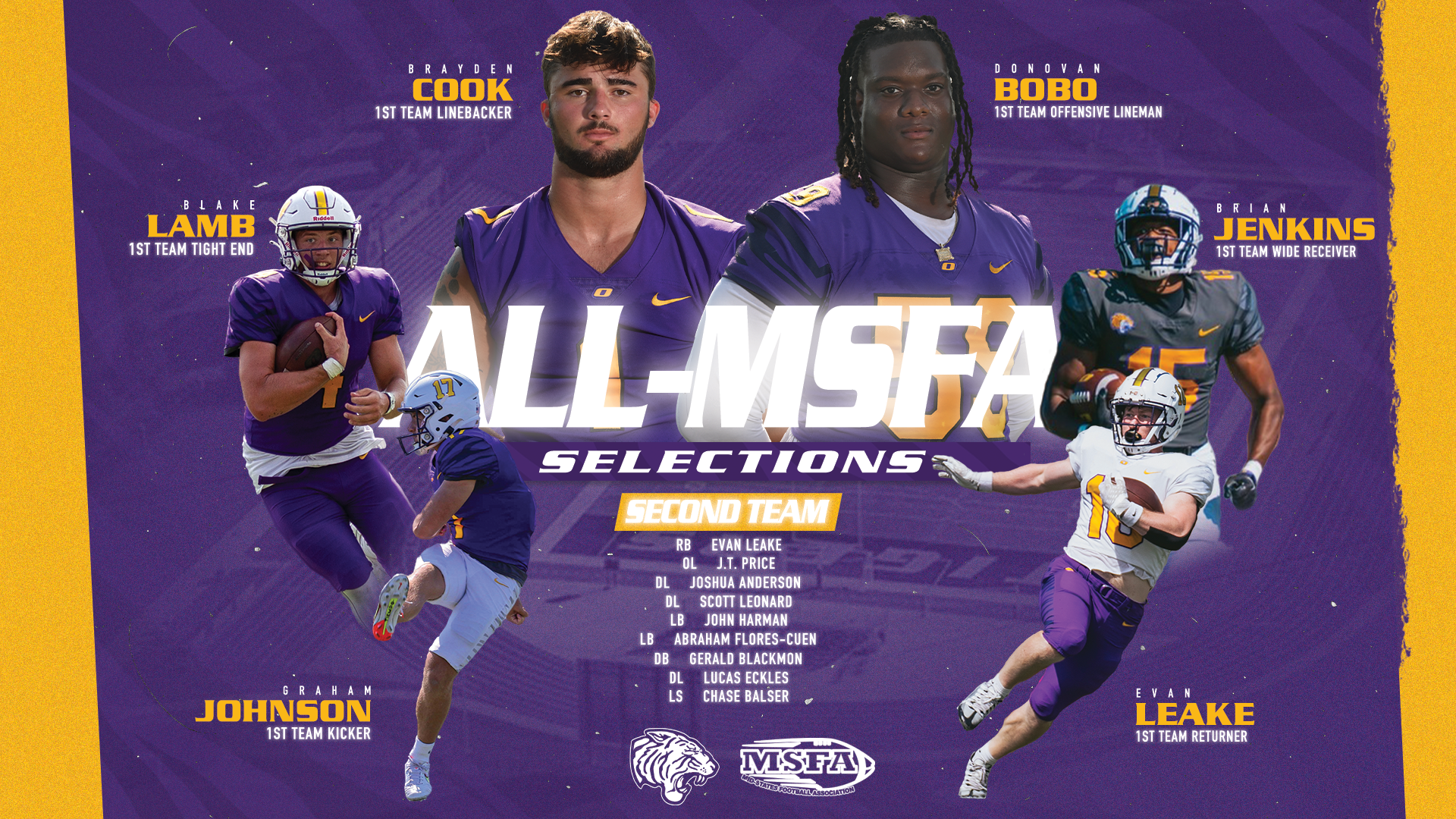ONU RECOGNIZED IN MSFA MIDWEST LEAGUE POSTSEASON AWARDS