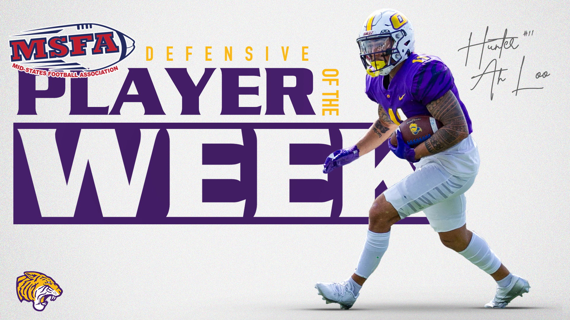 IMPACTFUL PICK-SIX EARNS AH LOO MSFA DEFENSIVE PLAYER OF THE WEEK