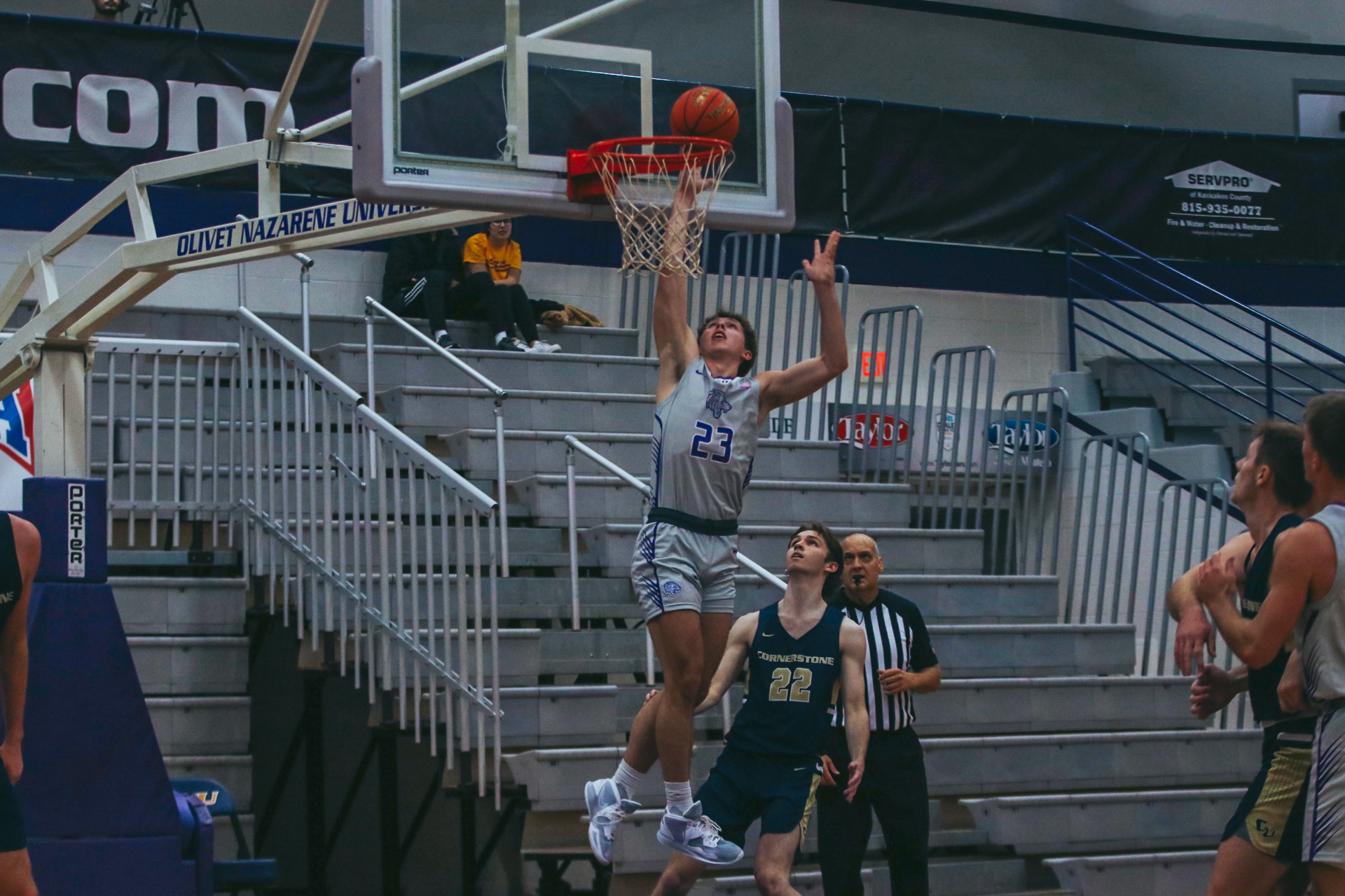 TIGERS STAY PERFECT IN CCAC PLAY BEHIND SCHMIDT&rsquo;S NEAR TRIPLE-DOUBLE