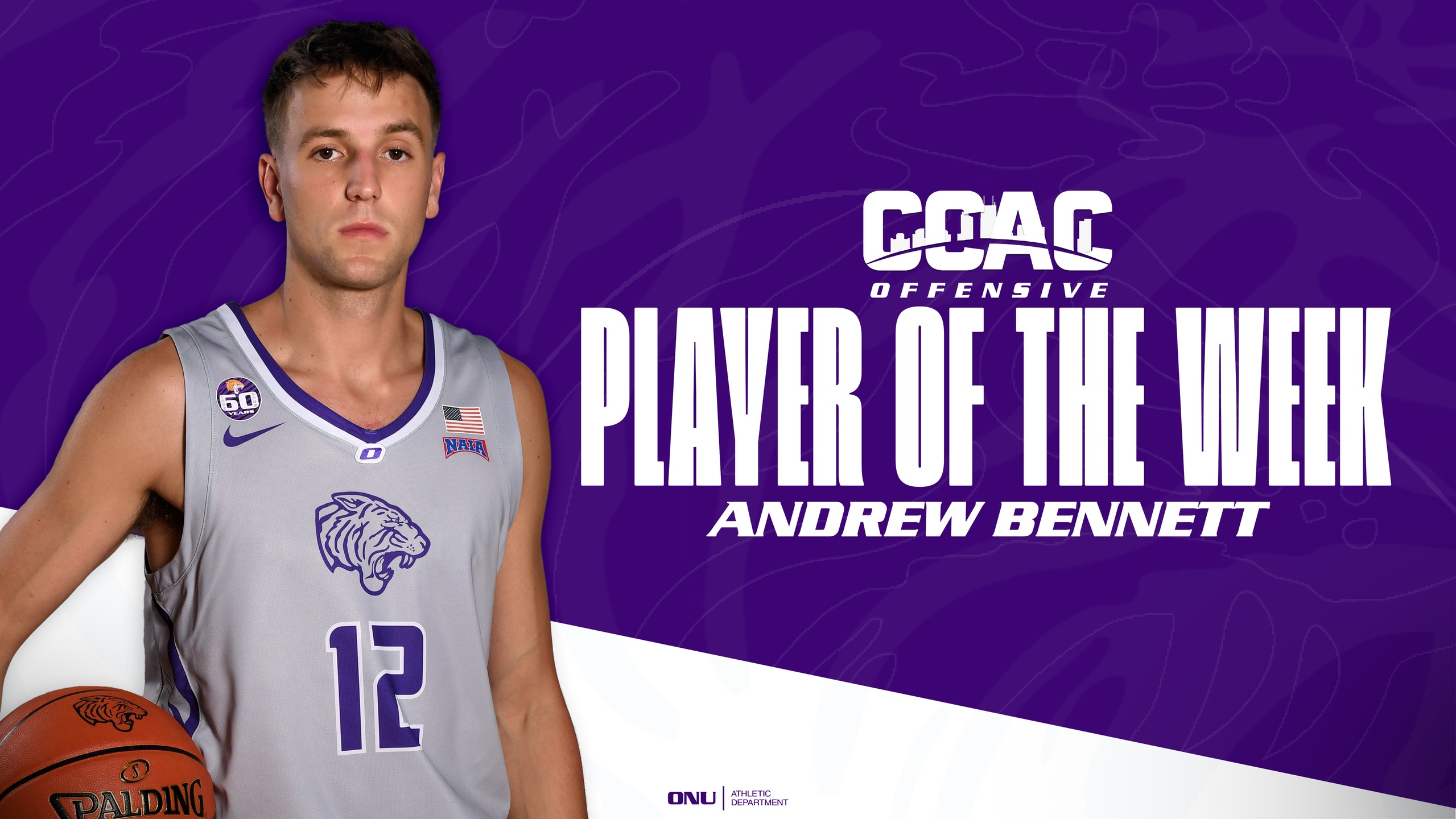 BENNETT RECOGNIZED AS CCAC OFFENSIVE PLAYER OF THE WEEK