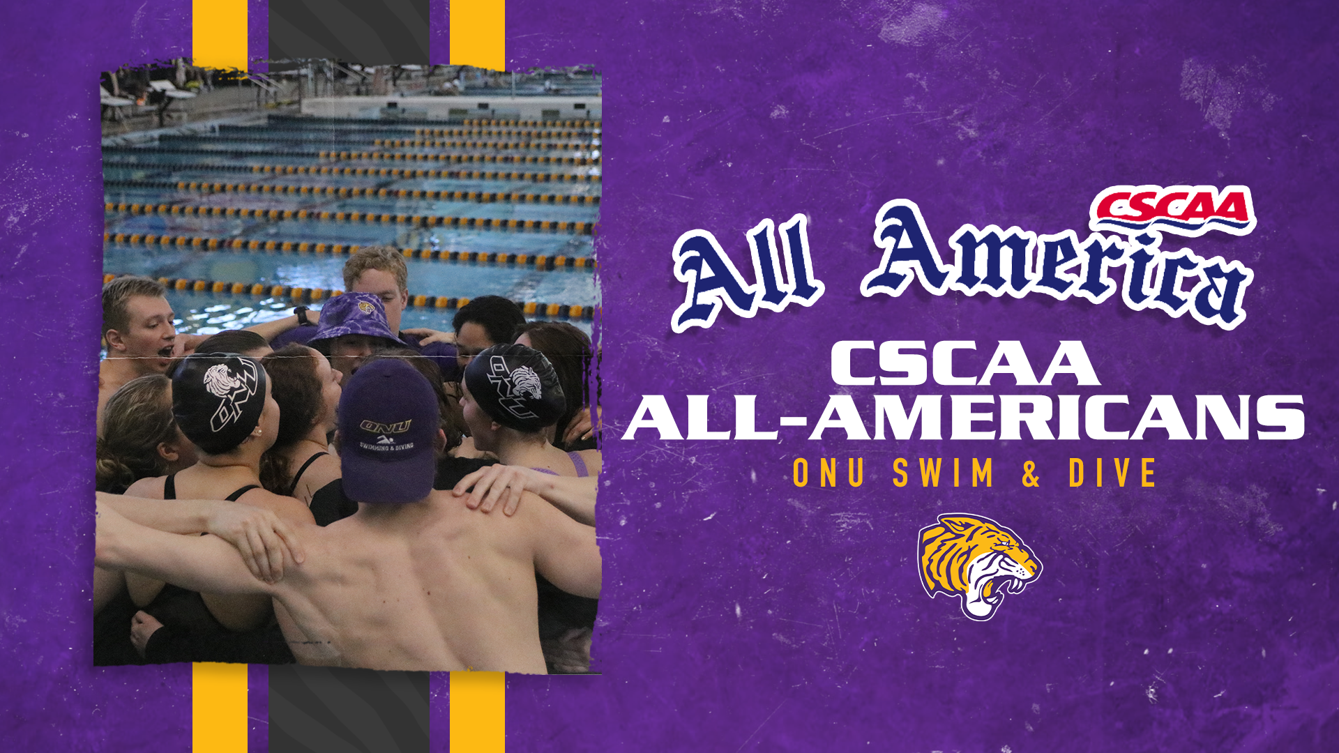 ONU SWIM & DIVE EARNS 16 CSCAA ALL-AMERICANS