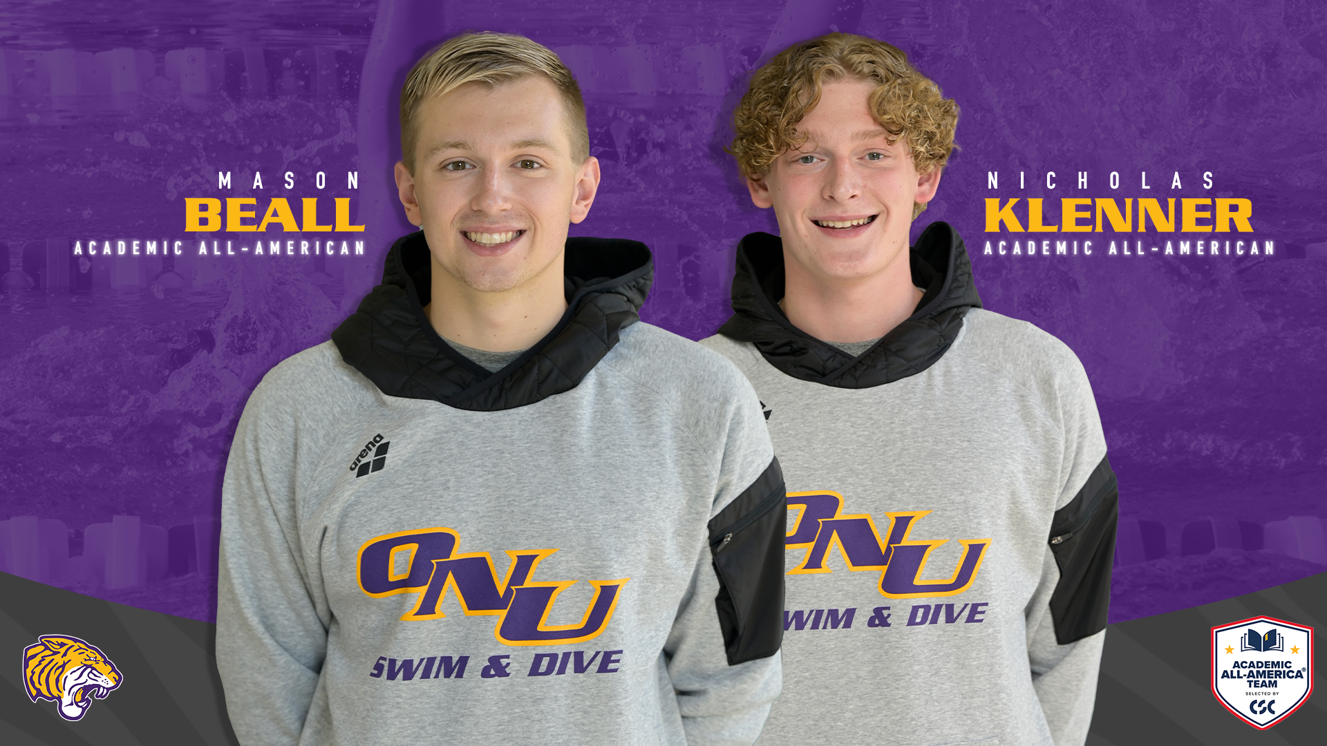 BEALL AND KLENNER EARN CSC ACADEMIC ALL-AMERICAN TEAM HONORS