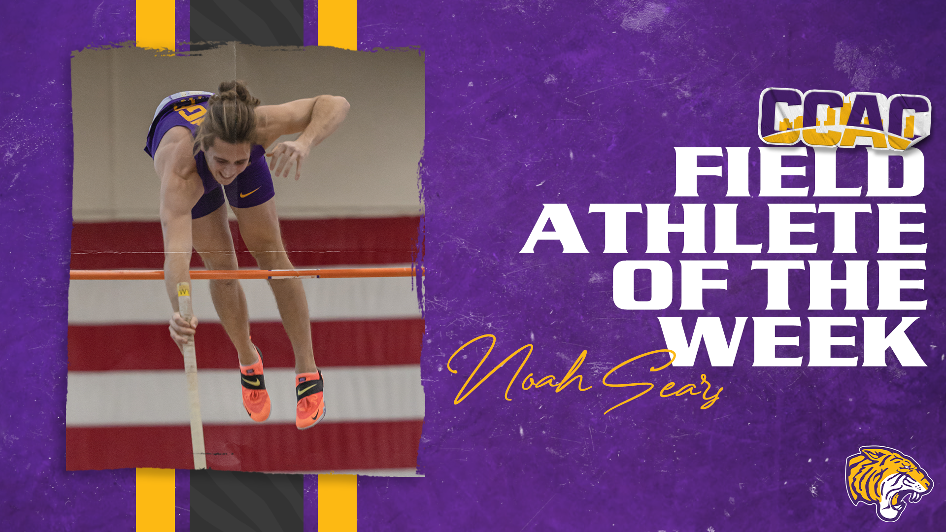 SEARS GARNERS CCAC INDOOR FIELD ATHLETE OF THE WEEK HONORS