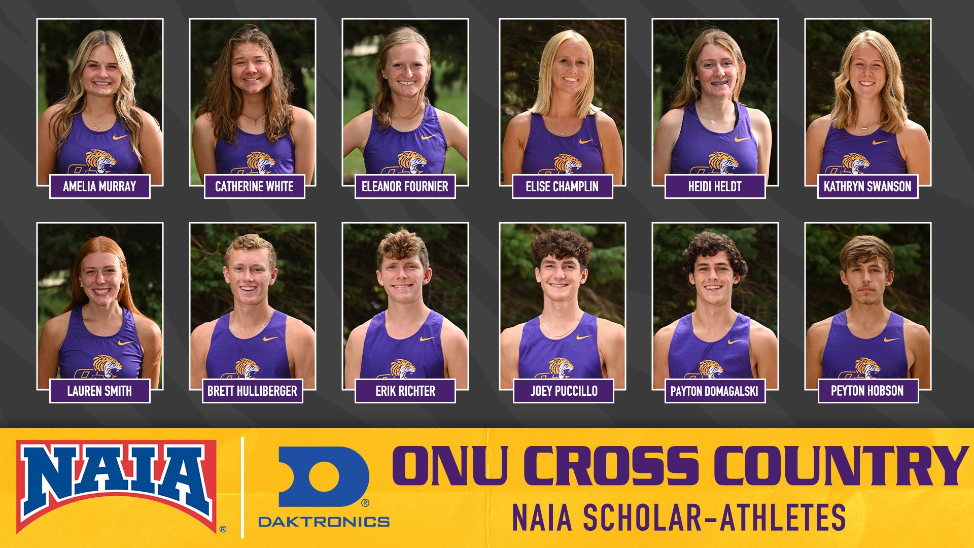ONU CROSS COUNTRY LANDS A DOZEN ON NAIA SCHOLAR-ATHLETE HONOR ROLL