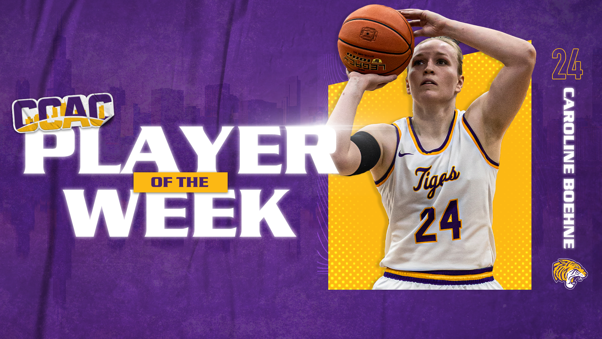 THREE DOUBLE-DOUBLES NETS BOEHNE CCAC PLAYER OF THE WEEK HONORS