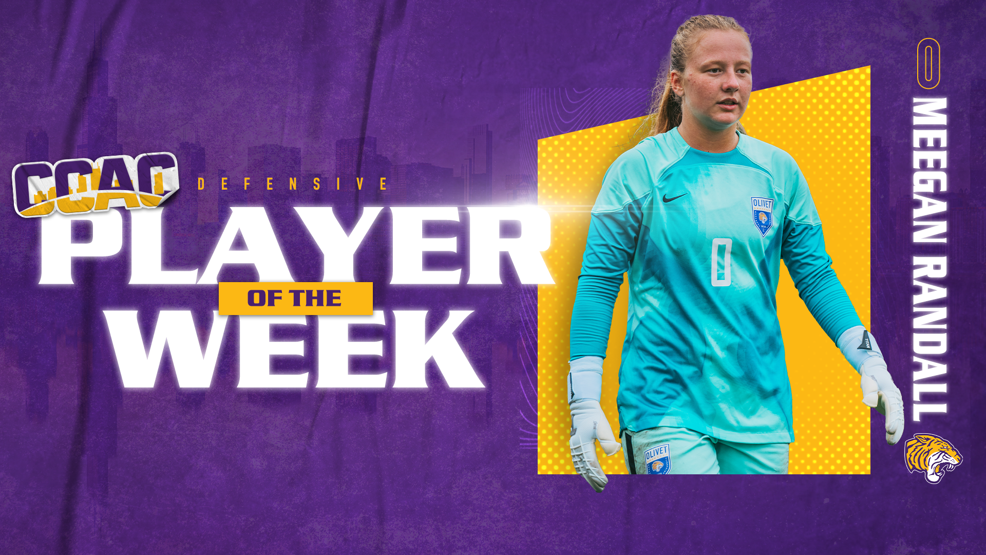 RANDALL GAINS SECOND CCAC DEFENSIVE PLAYER OF THE WEEK HONORS