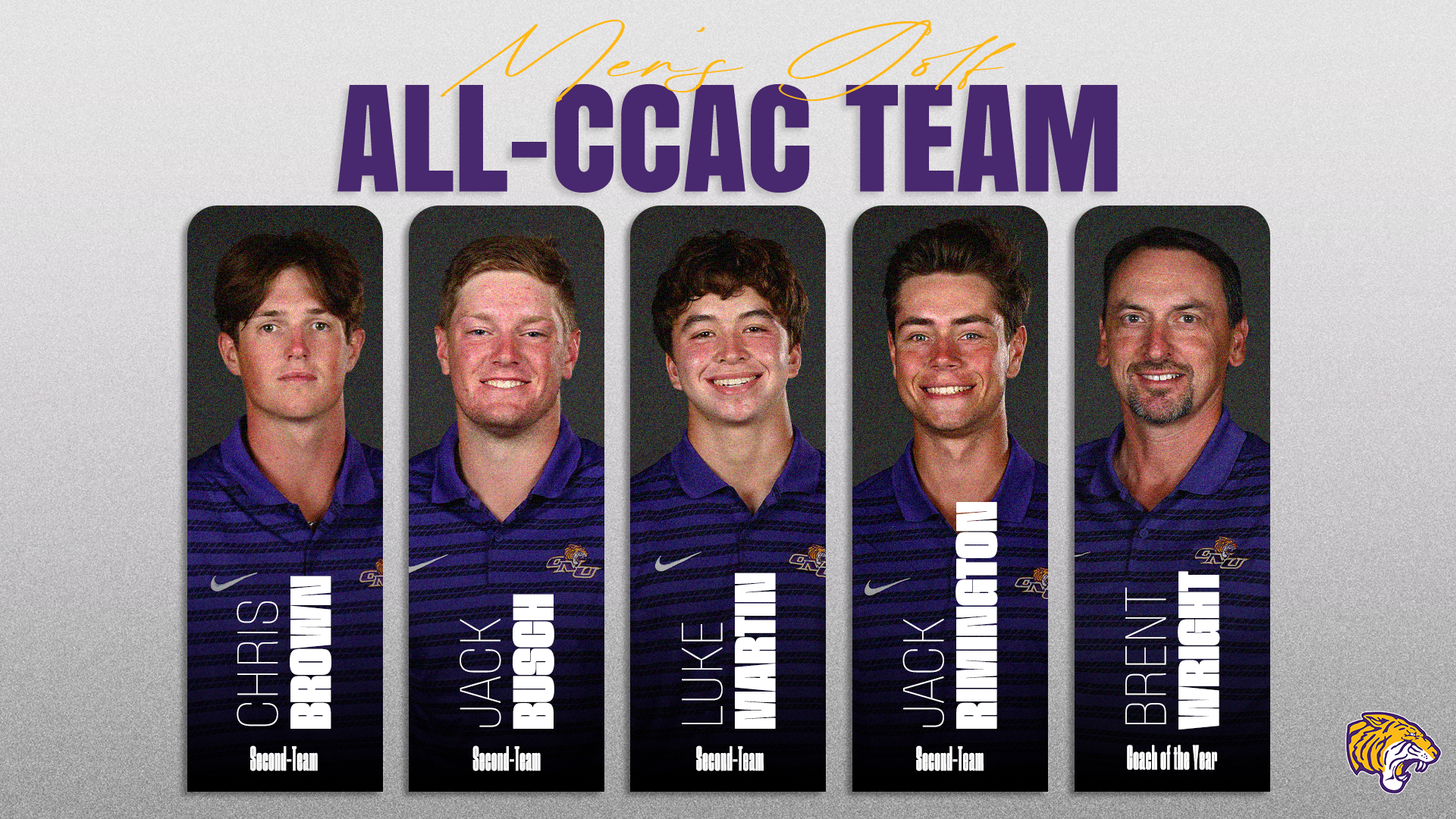 FIVE TIGERS NAMED TO ALL-CONFERENCE MEN&rsquo;S GOLF TEAM