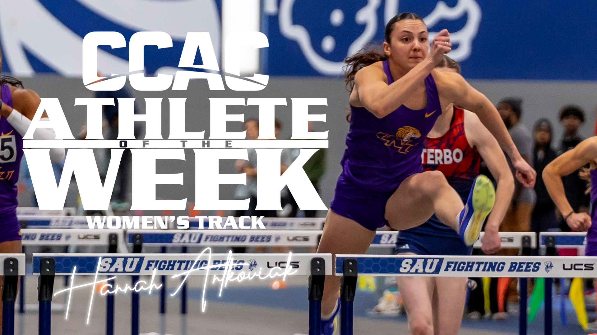 ANTKOVIAK COLLECTS THIRD CCAC WOMEN&rsquo;S TRACK ATHLETE OF THE WEEK AWARD