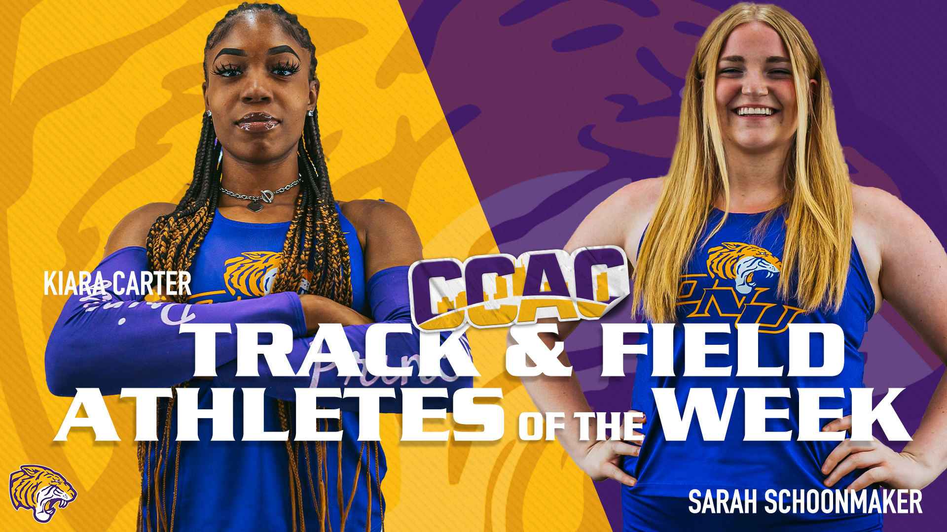 ONU SWEEPS CCAC WOMEN&rsquo;S OUTDOOR T&F WEEKLY HONORS BEHIND CARTER, SCHOONMAKER