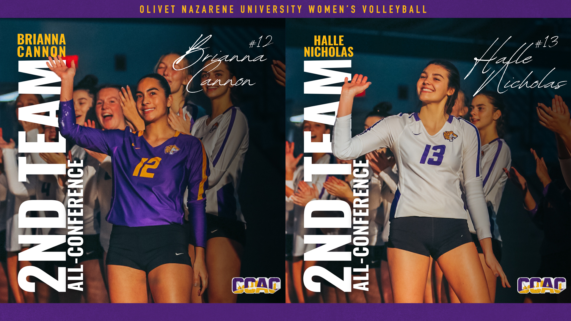 CANNON, NICHOLAS EARN ALL-CCAC SECOND TEAM HONORS