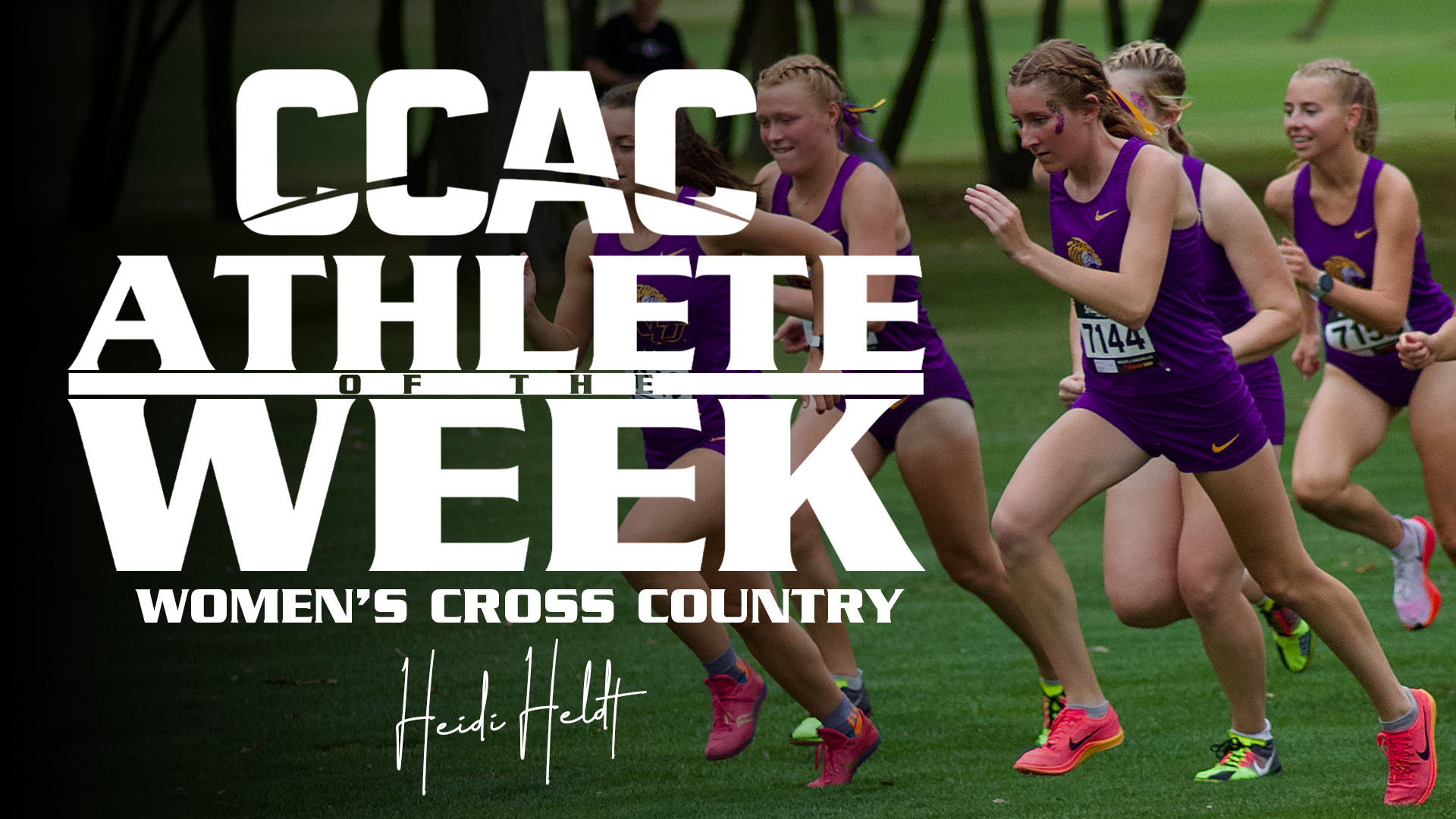 HELDT'S RECORD SETTING PERFORMANCE EARNS HER ANOTHER CCAC RUNNER OF THE WEEK HONOR